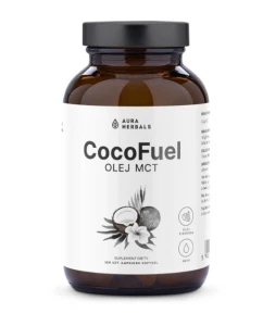 CocoFuel olej MCT z kokosa 100 kapsułek Aura Herbals KETO