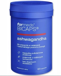 Ashwagandha Bicaps 60 kapsułek formeds wsparcie relaksacji i optymalnego poziomu energii