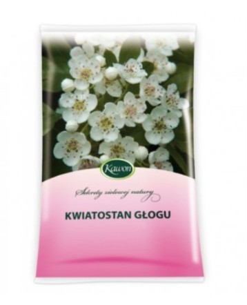 Kwiatostan głogu 50g Kawon krążenie, serce, odprężenie, zasypianie