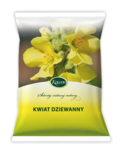 Kwiat dziewanny 50g Kawon układ oddechowy, jama ustna, gardło, odporność