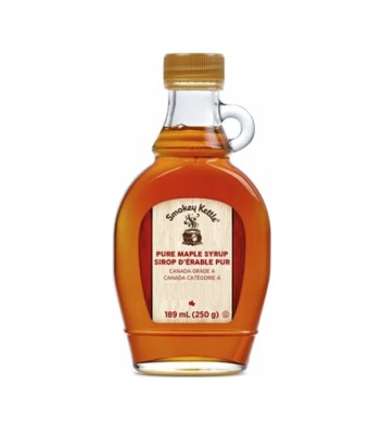 100% oryginalny syrop klonowy 189ml Kanada klasa A, ciemny, intensywny smak Smokey Kettle