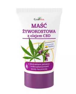Maść żywokostowa z olejem CBD wzbogacony ekstraktem z jałowca, mikroelementy wody leczniczej 140ml GorVita