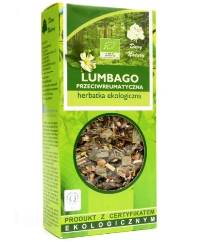 Lumbago herbatka ziołowa ekologiczna 50g Dary Natury