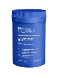 Glycine aminokwas L-glicyna BICAPS 60 kapsułek Formeds