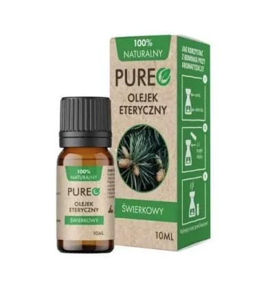 Świerkowy olejek eteryczny 10ml Pureo 100% naturalny