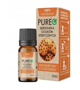 Mandarynka z goździkiem mieszanka olejków eterycznych 10ml Pureo 100% naturalny