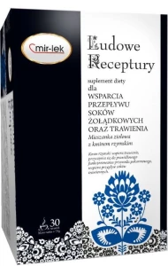Ludowe Receptury 30x2,5g Soki Żołądkowe oraz Trawienie MIR-LEK