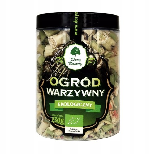 Ekologiczny ogród warzywny 230g Dary Natury baza do zup, kremów, sosów, farszów, bigosów