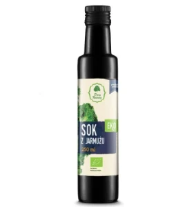 Sok z jarmużu eko 250ml Dary Natury produkt pasteryzowany bogate źródło błonnika, witamin, soli mineralnych oraz przeciwutleniaczy