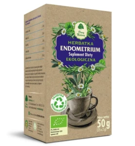 Endometrium Herbatka ekologiczna 25 saszetek Dary Natury przewód pokarmowy, zasypianie, relaksacja