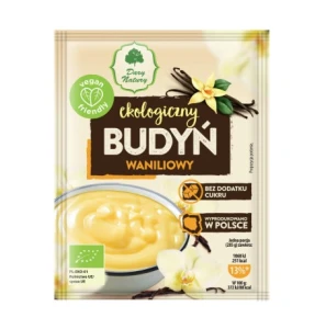 Budyń waniliowy ekologiczny 40g Dary Natury bez dodatku cukru