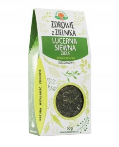 Lucerna siewna ziele (Medicago sativa) 50g Natura Wita susz ziołowy