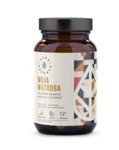Moja wątroba 60 kapsułek Aura Herbals naturalne wsparcie wątroby i trawienia