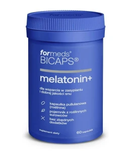 Melatonin+ 60 kapsułek BICAPS formeds zasypianie i dobra jakość snu