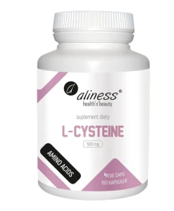 L-Cysteine 500mg Aliness 100 kapsułek vege