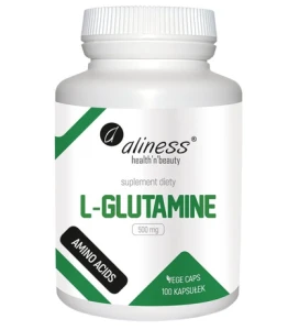 L-Glutamine 500mg Aliness 100 kapsułek