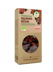 Herbatka ekologiczna malinowo różana 100g Dary Natury