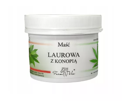 Maść Laurowa z Konopią 150ml Farm Vix stawy, kręgosłup, skóra