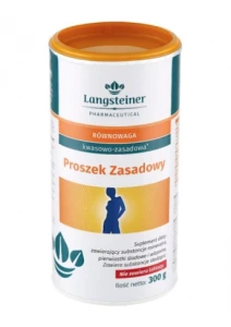 Proszek Zasadowy 300g Langsteiner bez laktozy Równowaga kwasowo-zasadowa*