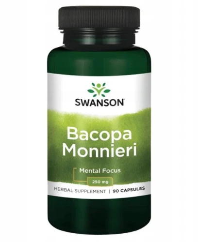 Bacopa Monnieri 90 kapsułek Swanson 250mg