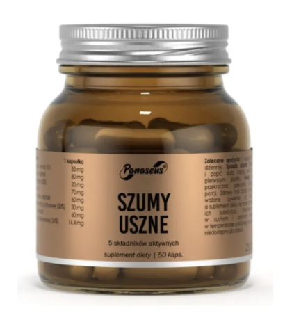 Szumy uszne 50 kapsułek Panaseus YANGO 5 składników aktywnych