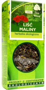 Liść maliny MALINA 25g Dary Natury herbatka ekologiczna