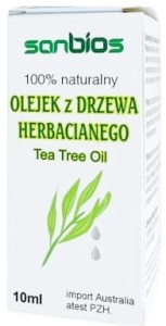 Olejek z drzewa herbacianego 10 ml  – 100% Sanbios
