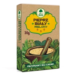 Pieprz Biały Mielony 50 g. Bez chemii. Dary Natury.