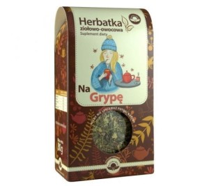 Herbatka ziolowo-owocowa Na Grypę 80 g Natura Wita
