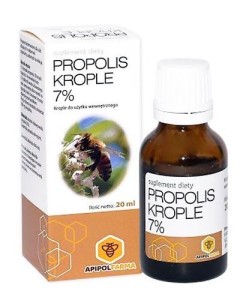 Propolis Krople 7% 20 ml Farmina