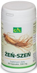 Żeń Szeń GAL 60kaps. witalność koncentracja