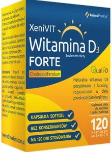 Witamina D 4000 120 kaps w olejowej otoczce XeniVIT Forte