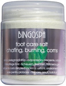 Sól do pielęgnacji stóp - odparzenia, pieczenie, odciski, 550g Bingo Spa