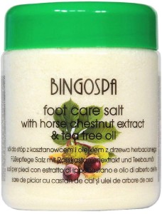 Sól do stóp z ekstraktem z kasztanowca, 550g Bingo Spa