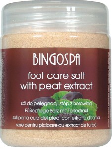 Sól do pielęgnacji stóp z borowiną, 550g BingoSpa
