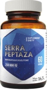 Serra Peptaza 60 kaps Hepatica 250 000 IU Przeciwzapalny