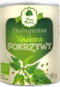 Nasiona Pokrzywy 50g Dary Natury EKO POKRZYWA