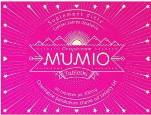 MUMIO OCZYSZCZONE 60 tabl. po 200mg Stawy Odporność