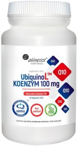 UbiquinoL Naturalny Koenzym Q10 ALiness 100mg 60kaps