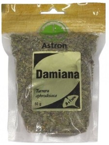 DAMIANA liść damiany Turnea apgrodisiaca 50g Astron 100%