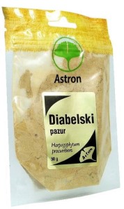 Diabelski pazur Harpagophytum procubens 50g Astron 100%