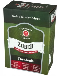 ZUBER Kryniczanka Woda Lecznicza Zuber Karton 3L z kranikiem