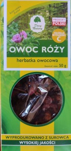 Owoc róży 50g RÓŻA Dary Natury EKO Herbatka