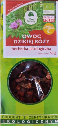 Owoc dzikiej róży herbatka 50g Dary Natury.jpg
