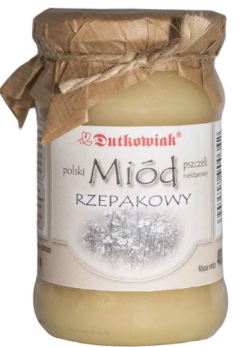 Miód rzepakowy 400g Dutkowiak.JPG