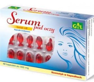 Serum pod oczy twist off kosmetyki w kapsułkach 48 kaps.