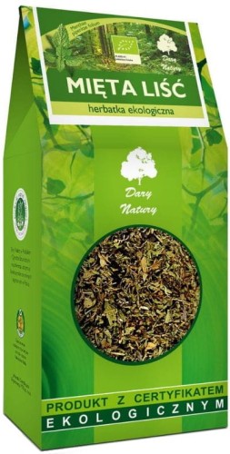 Liść Mięty 100g Dary Natury.JPG