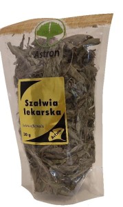 Szałwia lekarska Liść 30g Astron Liść szałwii