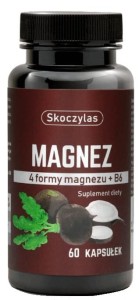 Magnez z witaminą B6 60 kaps Czarna Rzepa Skoczylas
