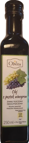 Olej z pestek winogron 250ml Olvita.JPG